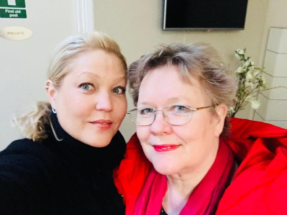 Britt och Leena London feb 2018 ICAA