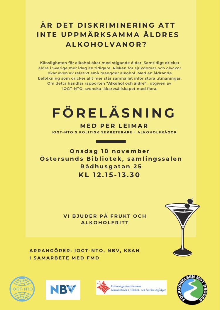 IOGT NTO lunchföreläsning 10 nov