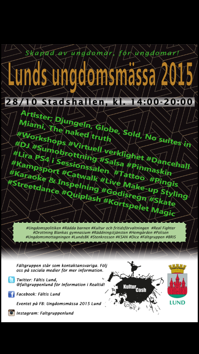 ungdomsmässa affischen